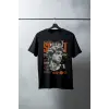 iegiyim™ Unisex Oversize 24/1 Penye DTF Baskılı Tişört - DTF90