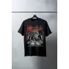 iegiyim™ Unisex Oversize 24/1 Penye DTF Baskılı Tişört - DTF92