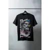 iegiyim™ Unisex Oversize 24/1 Penye DTF Baskılı Tişört - DTF98