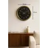 İhtişam Eskitme 40 Cm Metal Duvar Saati