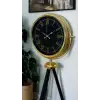 İhtişam Gold Tripod Ayaklı Saat