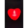 Işıklı Kırmızı Kalp Led Lamba 7 cm