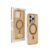 Joko Apple İphone 16 Pro Max Gleam Pc Sert Magsafe Kılıf - Şeffaf-gold