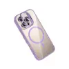 Joko Apple İphone 16 Pro Max Remim Lensli Magsafe Standlı Kapak - Lila