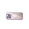 Joko Apple İphone 16 Pro Max Remim Lensli Magsafe Standlı Kapak - Lila