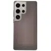 Joko Samsung Galaxy S24 Ultra Besa Magsafe Kapak - Natural Grey