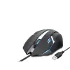 Kablolu Oyuncu Mouse Led 800/1600 Dpı 140Cm Siyah HDX3257