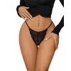 Kadın 3lü Dantel String - Tanga TG270041