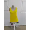 Kadın Askılı Geniş V Yakalı Viskon Bluz