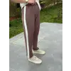 Kadın Modal Dokulu Kumaş Yanı şeritli Takım