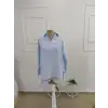 Kadın Truvakar Kollu Yakalı önden Düğmeli Gömlek