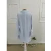 Kadın Truvakar Kollu Yakalı önden Düğmeli Gömlek