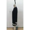 Kadın Uzun Kollu Bisiklet Yaka Mini Ithal Krep Elbise