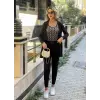 Kadın Uzun Kollukrep üçlü Takım