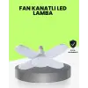 Katlanabilir 4 Kollu Led Ampül 60 Watt 6000 Lumen Beyaz Işık