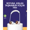 Katlanabilir Asılabilir Mini Fan Usb Şarjlı 3 Kademeli Sessiz