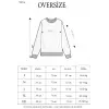 Kışlık Bisiklet Yaka Ön Ve Arka Baskılı SweatShirt - Siyah