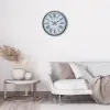 Krem 36 Cm Dekoratif Modern Duvar Saati