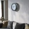Krom Elegance 40 Cm Metal Duvar Saati