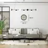Krom Elegance 40 Cm Metal Duvar Saati