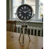 Krom Şık Üç Ayaklı Masa Saati