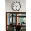 Krom Şıklık 52 Cm Metal Modern Duvar Saat