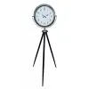 Krom Standart Tripod Ayaklı Saat