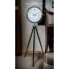 Krom Standart Tripod Ayaklı Saat