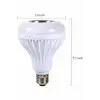 Kumandalı Rgb Led Işık Bluetooth Hoparlör Ses Lambası Renkli Ampul