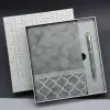 Kutulu Deri Defter Roller Kalem Set