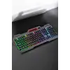 Led Işıklı Oyuncu Klavye Usb Girişli Rgb Işıklı Q Klavye Mouse Hediyeli