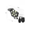 Led Lamba-güneş Paneli Destekli Uzaktan Kumandalı Solar Led Lamba