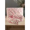 Leopar Desenli Kalem Makyaj Labtop Bilgisayar Set Çantası