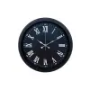 Luxury Black 40 Cm Metal Duvar Saati