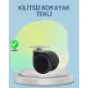 Mobilya Tekerleği 6 Cm Kilitsiz Tekli Satış