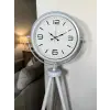 Modern Line Beyaz Tripod Ayaklı Saat