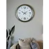 Modern Tasarım Eskitme 40 Cm Metal Duvar Saati