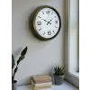 Modern Tasarım Eskitme 40 Cm Metal Duvar Saati