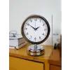 Noble Time 25 x 20 Cm Metal Krom Masa Saati