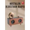Nostaljik Radyo Bluetooth Bağlantılı Şarjlı Yüksek Ses Kaliteli