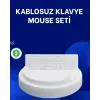 Ofis Ve Ev Kullanımı İçin Kablosuz Klavye Fare Seti - Ergonomik Ve Pratik
