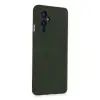 One Plus 9 Kılıf Nano İçi Kadife Silikon - Koyu Yeşil