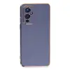 One Plus 9 Kılıf Volet Silikon - Mavi