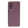 One Plus 9 Kılıf Volet Silikon - Mor