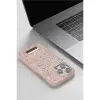 Onegif Apple İphone 11 Bright Simli Kapak - Derin Mor