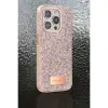 Onegif Apple İphone 11 Bright Simli Kapak - Pembe