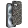 Onegif Apple İphone 16 Plus Bright Simli Kapak - Gümüş