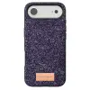 Onegif Apple İphone 17 Air Bright Simli Kapak - Derin Mor