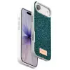 Onegif Apple İphone 17 Air Bright Simli Kapak - Koyu Yeşil