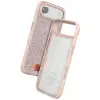 Onegif Apple İphone 17 Air Bright Simli Kapak - Pembe